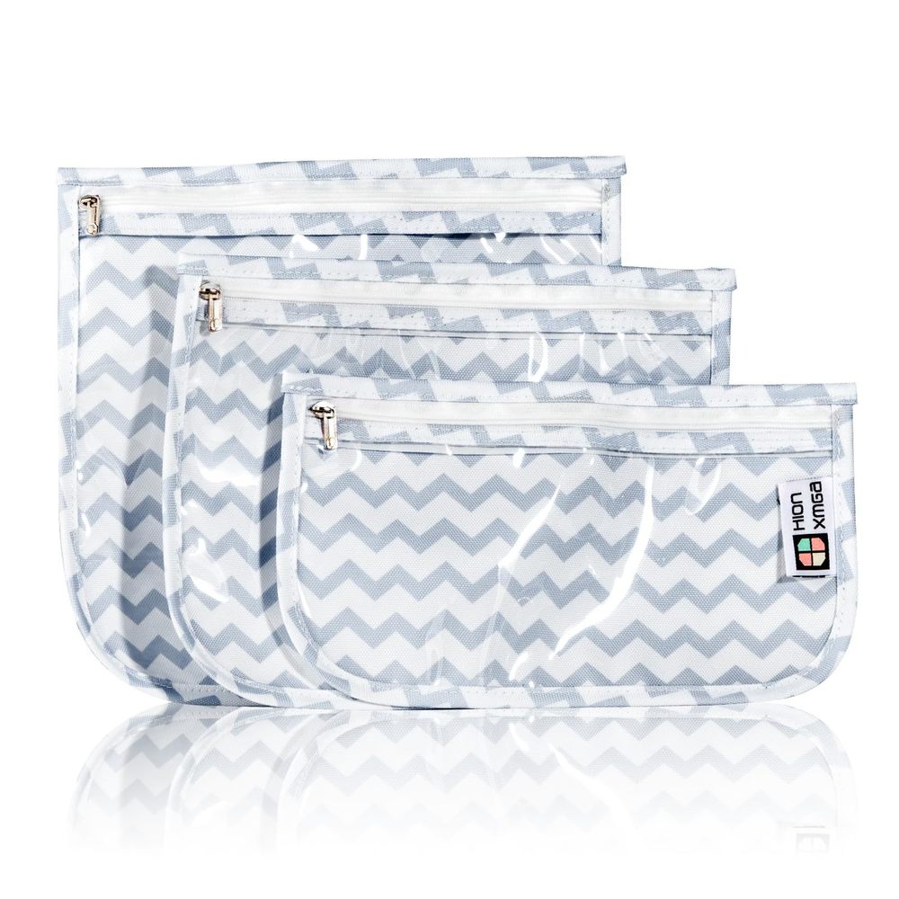 Tsa Approved Toiletry Bag,set Of 3 Clear Travel Toiletry Bags Quart Size🌹